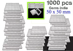 1000 piezas Cajas de almacenamiento de plástico 5x5 cm/50x50 mm al por mayor envío gratuito FEDEX/ARAMEX - Imagen 1 de 1