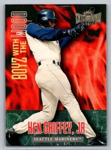 Ken Griffey, Jr 1999 Metal Universe Boyz wth the Wood #1 - Picture 1 of 2