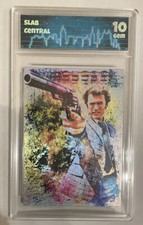 CLINT EASTWOOD AS Dirty Harry Holographic ACEO ART CARD Graded 10 Slab Central