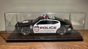 Jada Dub City Heat 1:18 Die-Cast Dodge Charger R/T Police Car In Display Case LE