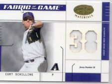 2003 Leaf Certified Materials Fabric/Game Baseball Card #127JN Curt Schilling