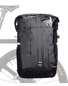 Rhinowalk Bike Pannier Bag 22L Waterproof Bicycle Bag Motor Pannier Backpack ... - Picture 1 of 7