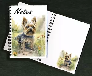 Yorkshire Terrier Dog Notebook/Notepad + small image on every page by Starprint - Picture 1 of 1