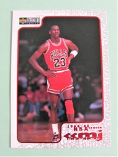 MICHAEL JORDAN 1997-98 UD COLLECTOR'S CHOICE REWIND #R1 '84-85 JUMBO CARD