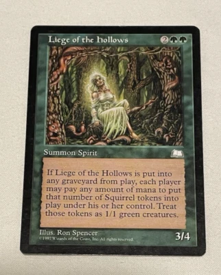 1x Liege of the Hollows - Weatherlight - MTG - Magic the Gathering - LP - Image 1 of 2