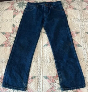 Wrangler Youth Boys Jeans Pants Blue  12 Husky Cotton Denim - Picture 1 of 5