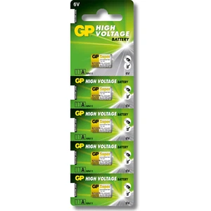 5x GP 11A Batteries A11 MN11 High Voltage 6V Battery Garage Door Remote Alarm - Picture 1 of 13