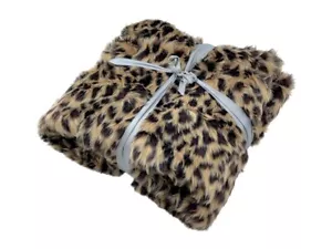 SCHMUCKJAGD KUSCHELIGE FELLIMITATDECKE GEPARD CA. 127 x 152 CM - Bild 1 von 2