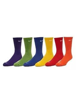 Nike Everyday Plus Cushioned Dri-Fit Crew Socks Men's Size L (8-12)  6 Pairs - Picture 1 of 10