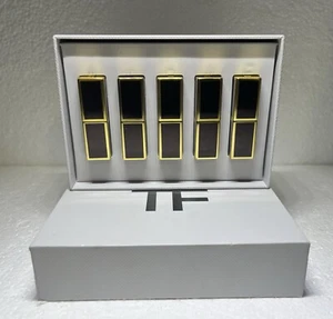Tom Ford “Lip Color Mini Deluxe Set” Lipstick 0.3 Oz 1g-5 Pc Set New In Box! - Picture 1 of 3