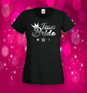hen do ladies womens t shirts wedding party bride tribe team bride - Picture 1 of 17