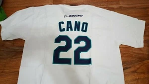 Camiseta Robinson Cano #22 Marineros de Seattle Niños Blanca SGA - Juventud Grande - Imagen 1 de 3