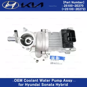 251002E270 Genuine OEM Coolant Water Pump for Hyundai Sonata Hybrid 2016-2020 - Picture 1 of 3