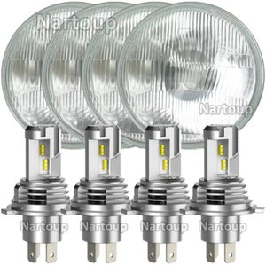 DOT 4pcs 5-3/4 5.75" LED Headlights Hi/Lo Beam for Lincoln Continental 1958-1979 - Picture 1 of 18