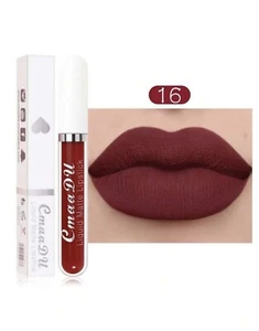 Waterproof Long-lasting Matte Lip Gloss 16 Non-Stick Cup Lip Cream - Picture 1 of 8