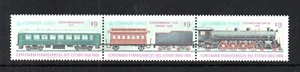 Cile 1984 vecchio set francobolli treni/ferrovie (Michel 1033/35) belli MNH - Foto 1 di 1