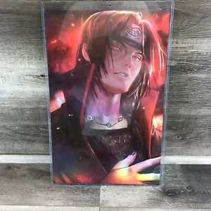 Arte impreso póster holográfico manga anime Naruto Shippuden Itachi Uchiha 17"x 11" - Imagen 1 de 10