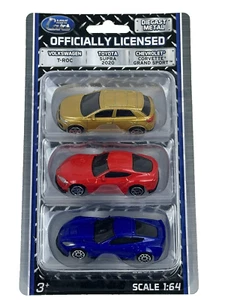 Mini Cars Volkswagen Toyota Chevrolet Diecast Metal Officially Licensed 1:64 - Picture 1 of 3