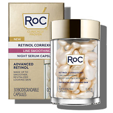 Suero nocturno antiarrugas RoC retinol corrección de retinol, tratamiento suavizante de línea diaria
