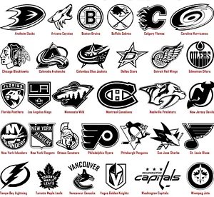 NHL Vinyl Decal Stickers Sport Logos National Hockey League USA Seller - Bild 1 von 34