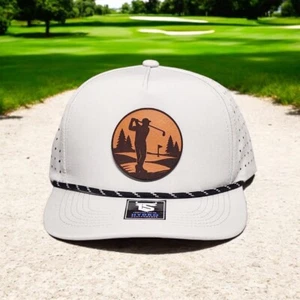 Golf Seil Mütze, Golfmütze, Golfgeschenk für Ehemann, Hydro Seil Mütze für Papa - Bild 1 von 7