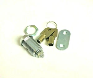 1 x 28.6mm / 1-1/8" HIGH SECURITY ROUND KEY LOCK - FRUIT MACHINES or POOL TABLES - Picture 1 of 3