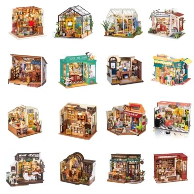 Rolife 1：24 DIY Wooden Dollhouse with LED & Furniture Collectible Building Toys - Image 1 of 4