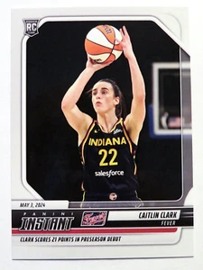 2024 Panini Instant WNBA Caitlin Clark 21 Points Debut Rookie Card #1 Fever - Picture 1 of 2