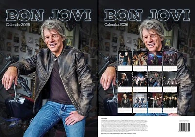 Bon Jovi  A3 Calendar 2026 - By RR Foto 1 de 3