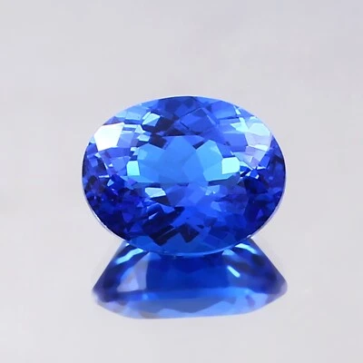 11x7 MM AAA Natürlich Ceylon Kornblumen Blau Spinel Lose Edelstein Oval Schliff - Bild 1 von 4