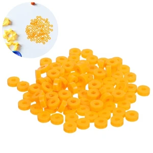 100 Pcs Axle Plastic Shaft Sleeves Flanged Bushings Bearing Spacers - Picture 1 of 12