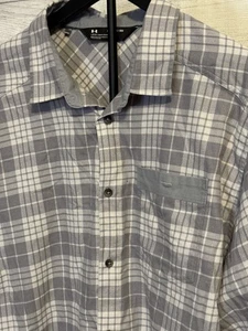 Under Armour grau kariertes Flanell XXL lockere Passform 2016 kaltes Wetter Hemd - Bild 1 von 6