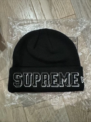 Supreme New Era Gems Beanie Black - Image 1 of 3