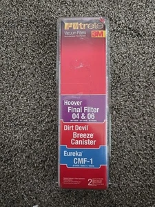 3M Hoover Dirt Devil Breeze Kanister Allergen Staubsauger Filter 2er Pack CMF-1 - Bild 1 von 2