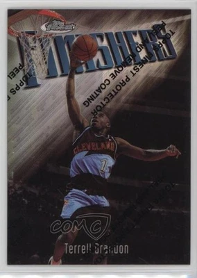 1997-98 Topps Finest Uncommon Silver Refractor /1090 Terrell Brandon #122 - Image 1 of 2