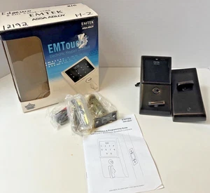 Emtek E3002 EMTouch klassischer Stil elektronischer Riegel Bronze mit Ölschliff siehe Bilder - Bild 1 von 12