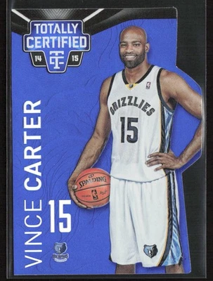 2014-15 Totally Certified Platinum Mirror Blue Die-Cuts /74 Vince Carter #45 - Image 1 of 2