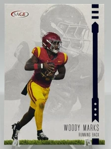 Woody Marks 2025 SAGE #9 Dark Blue Parallel USC Trojans - Picture 1 of 2