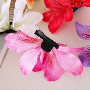 Trendy Rhododendron Flower Hair Clip Compact Hair Accessory for Unique Styles - Picture 1 of 17