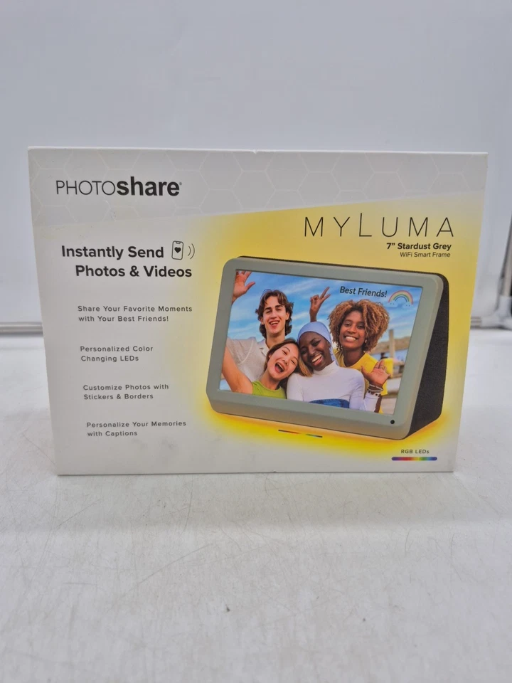My Luma Photo Share 7” Stardust Grey WIFI Smart Frame. FML07SD - Image 1 of 2