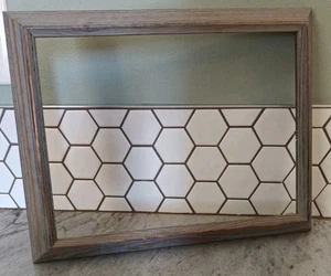 Vintage Ornate PICTURE FRAME Gallery Wall Art Decor  9x12" Gray Shabby Chic NW - Bild 1 von 12
