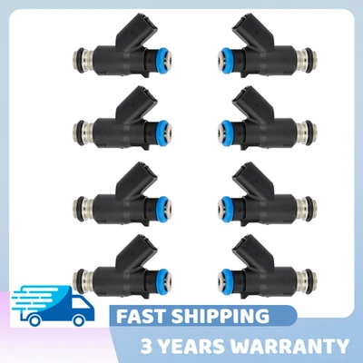 8X Fuel Injector For Chevrolet Silverado 3500 HD 6.0L V8 2010 2011 2012-2019 USA - Image 1 of 4