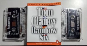 Tom Clancy - Rainbow Six. Audiobook 4 x Cassettes 1998 Abridged. David Dukes - Picture 1 of 3