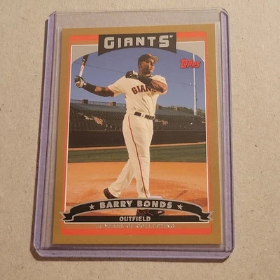 2006 Topps Barry Bonds #100 Gold 1532/2006 San Francisco Giants - Image 1 of 2