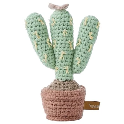 NEW Dog Toy Koolaburra by Ugg Crochet Cactus Pet Uggs Chew Oeko Tex Squeak - Image 1 of 4