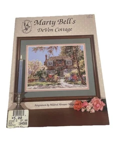 Marty Bell’s DeVon Cottage Pegasus Hedgepath Cross Stitch Pattern Leaflet 356 - Picture 1 of 4