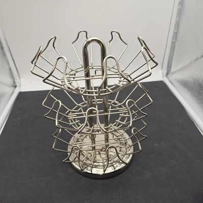 Keurig K-Cup Cromo Metal Alambre Carrusel 24 Cápsulas Soporte Cromo Foto 1 de 4