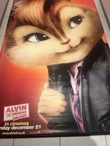 Alvin and the Chipmunks The Squeakquel Brittany Poster Vinyl Cinema Banner - Picture 1 of 3