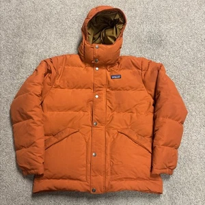 Patagonia Downdrift Jacket Redtail Rust Men’s Size Medium See Photos - Picture 1 of 17