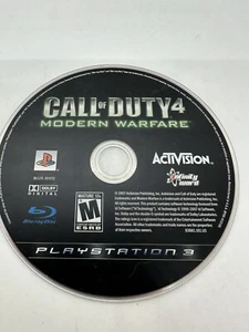Call of Duty 4: Modern Warfare PS3 Sony PlayStation 3 2007 solo disco - Imagen 1 de 1